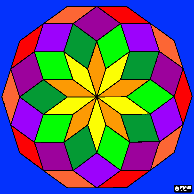 bandala para colorear