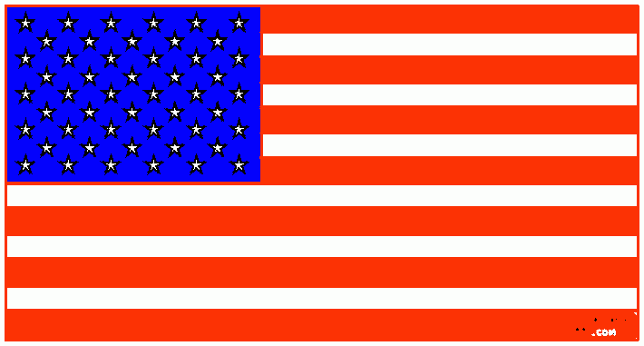 bandera de estados.unidos para colorear