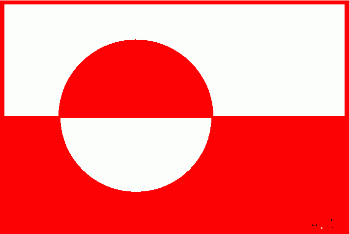 bandera de groenladia para colorear