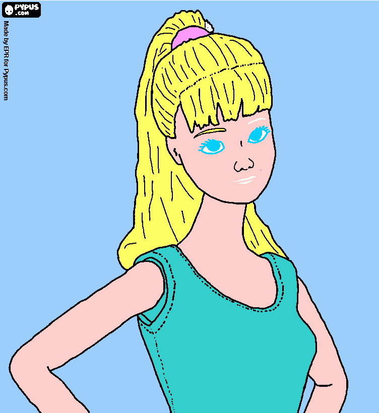 barbie toy story xd xd para colorear