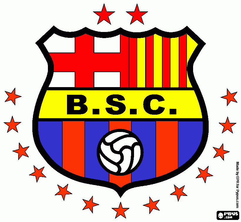 barcelona es campion para colorear