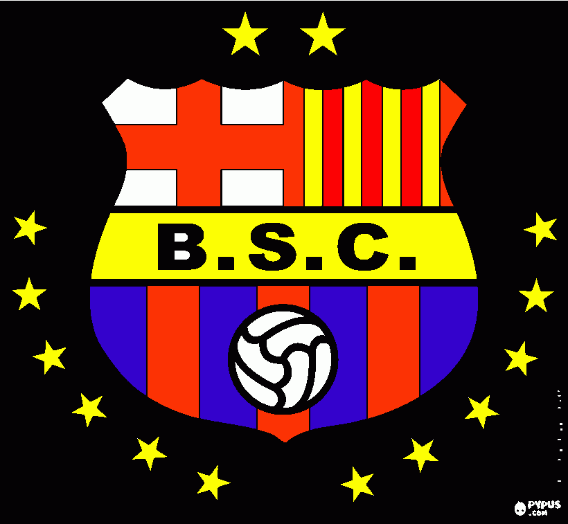 BARCELONA SPORTIN CLUB para colorear