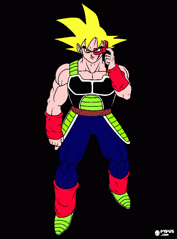 BARDOCK SUPER SAYAYIN para colorear