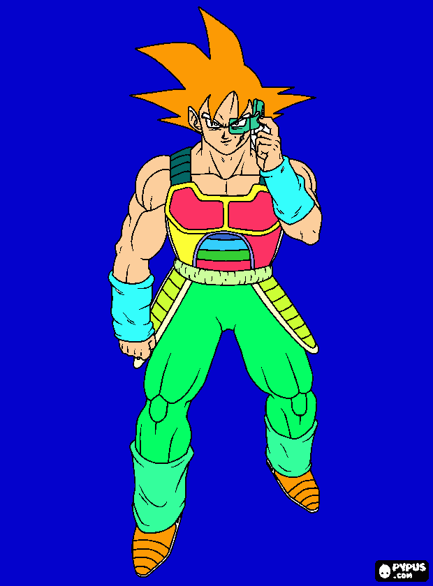 Bardock para colorear, Bardock para imprimir