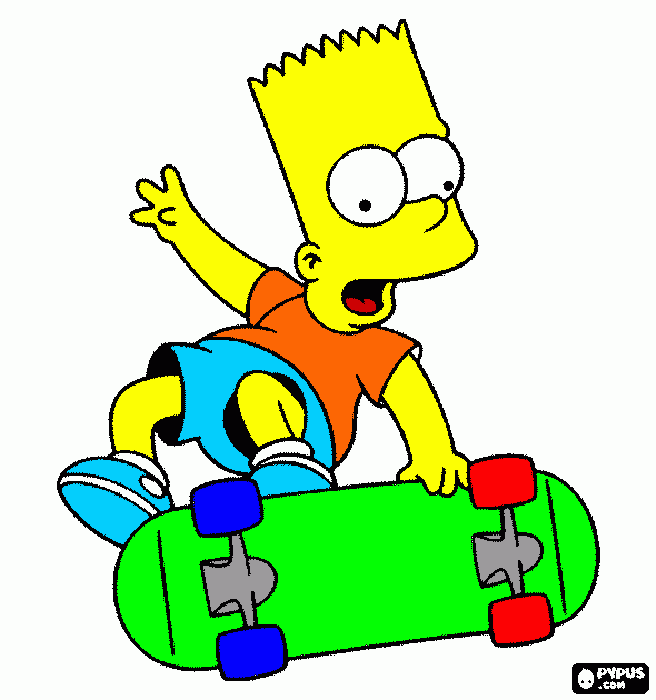 bart sinson para colorear
