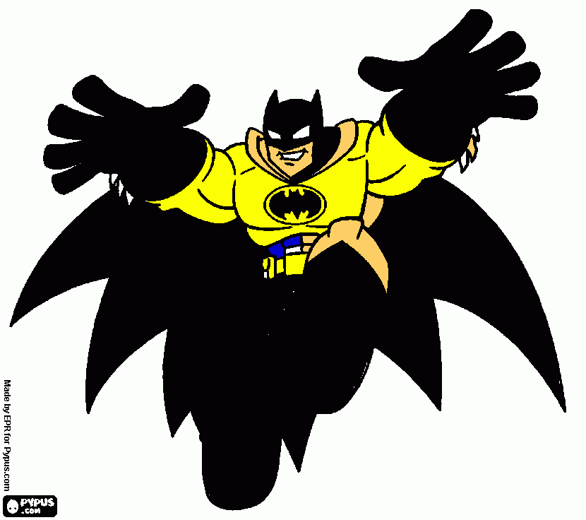 battman para colorear