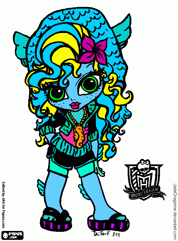 bebe laguna para colorear