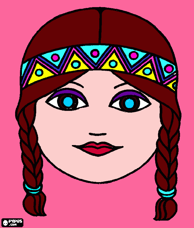 belinda para colorear