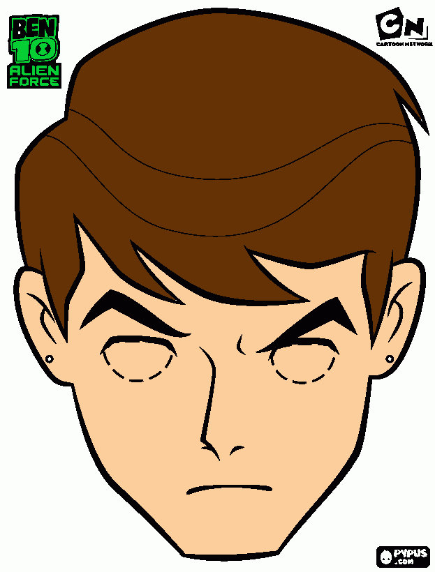 ben 10 alen force para colorear