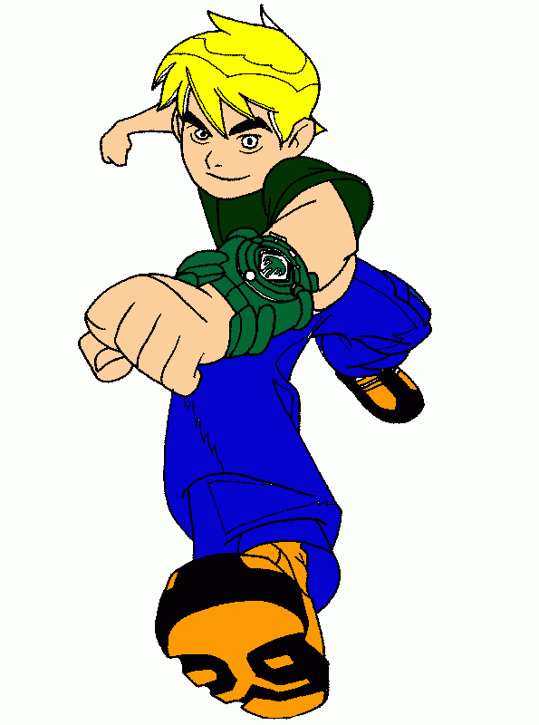 ben 10 niño para colorear