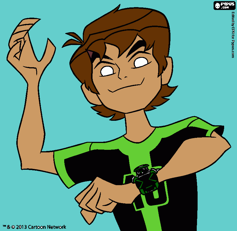 ben 10 omnivus para colorear