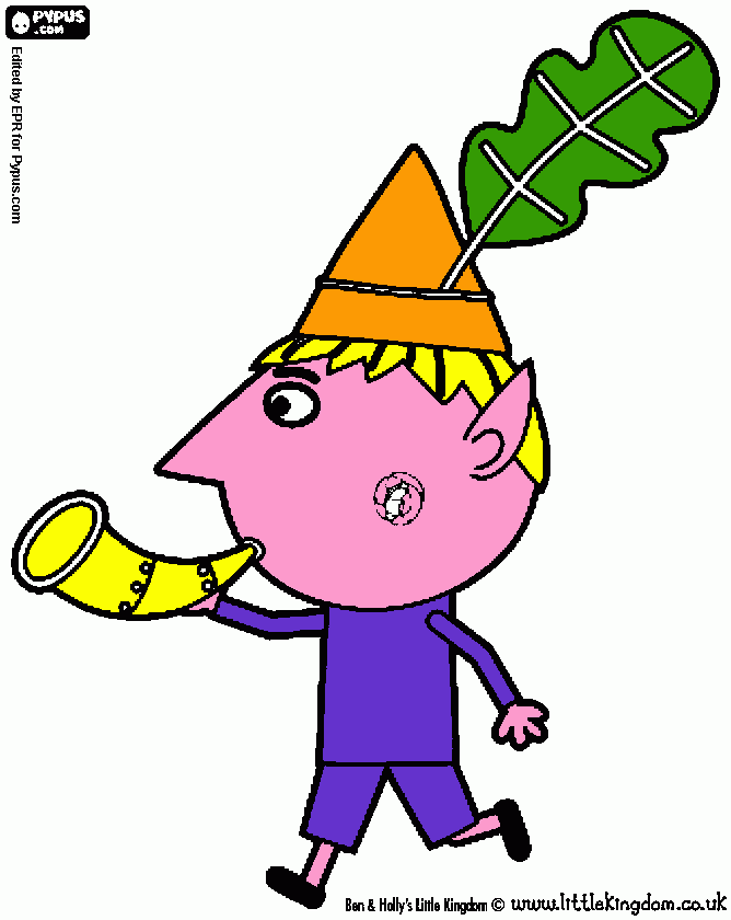Ben coloreado para colorear