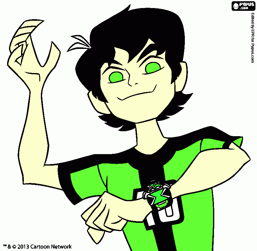 ben diego para colorear