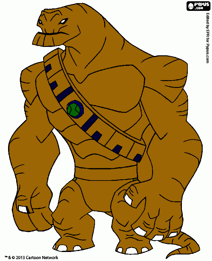 ben dinosaurio para colorear