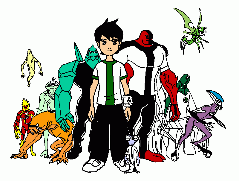 ben frijol para colorear