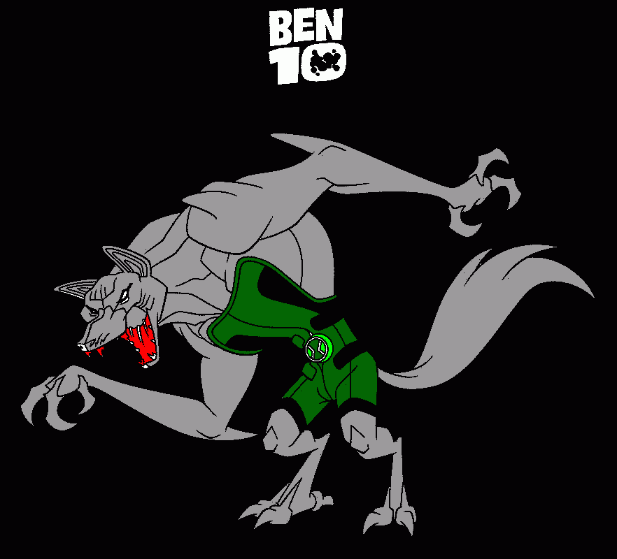 ben wolf para colorear