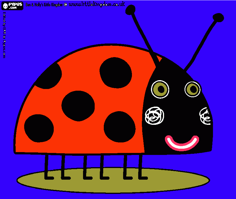 ben y holly de mel para colorear