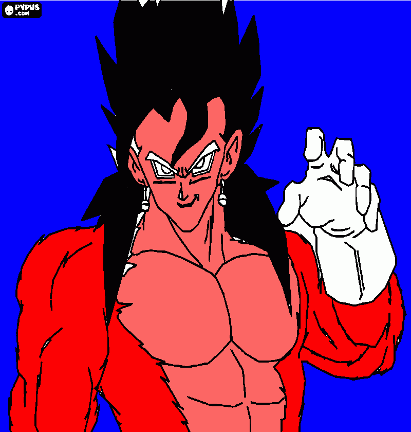 beyito   sayayin para colorear