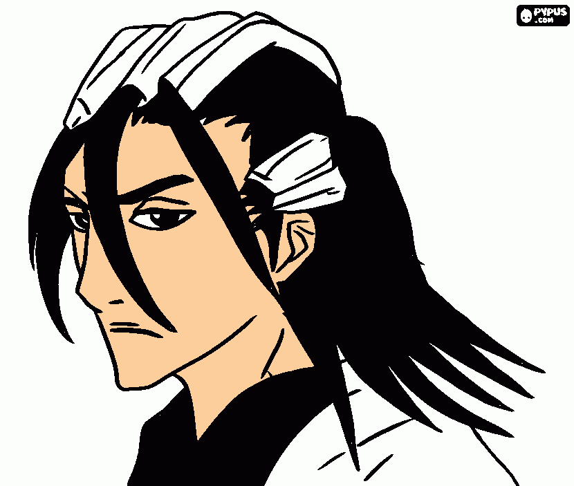 biakuya kuchiki para colorear