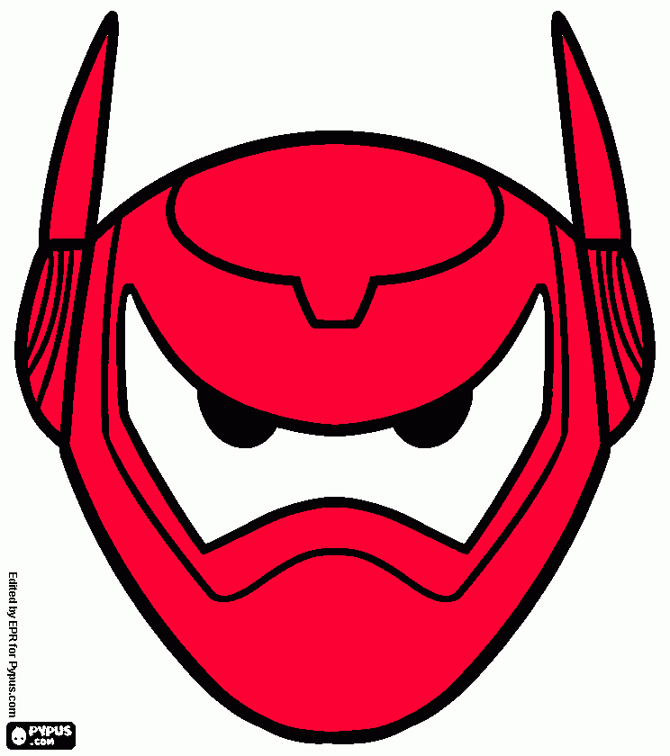 big hero six para colorear