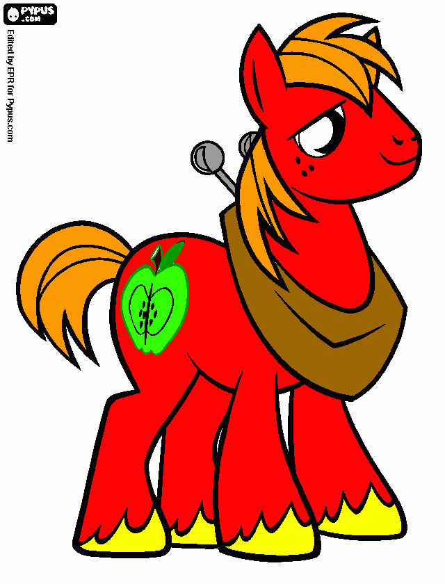 big mac  para colorear