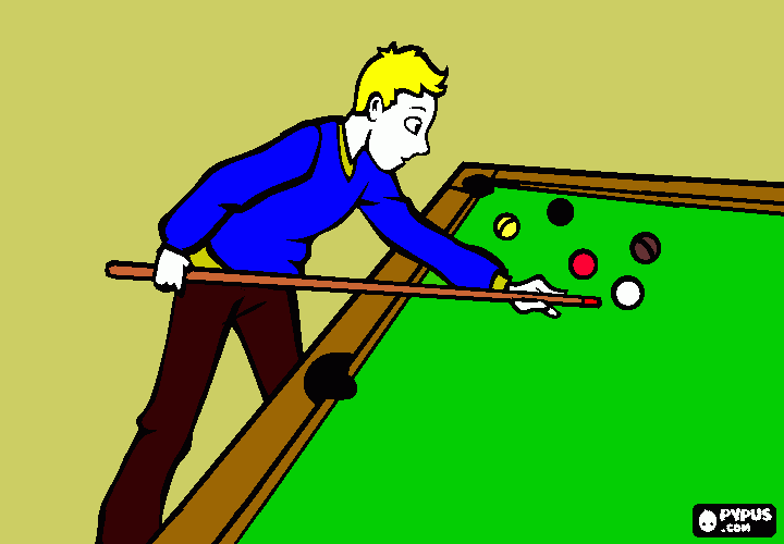 billar para colorear