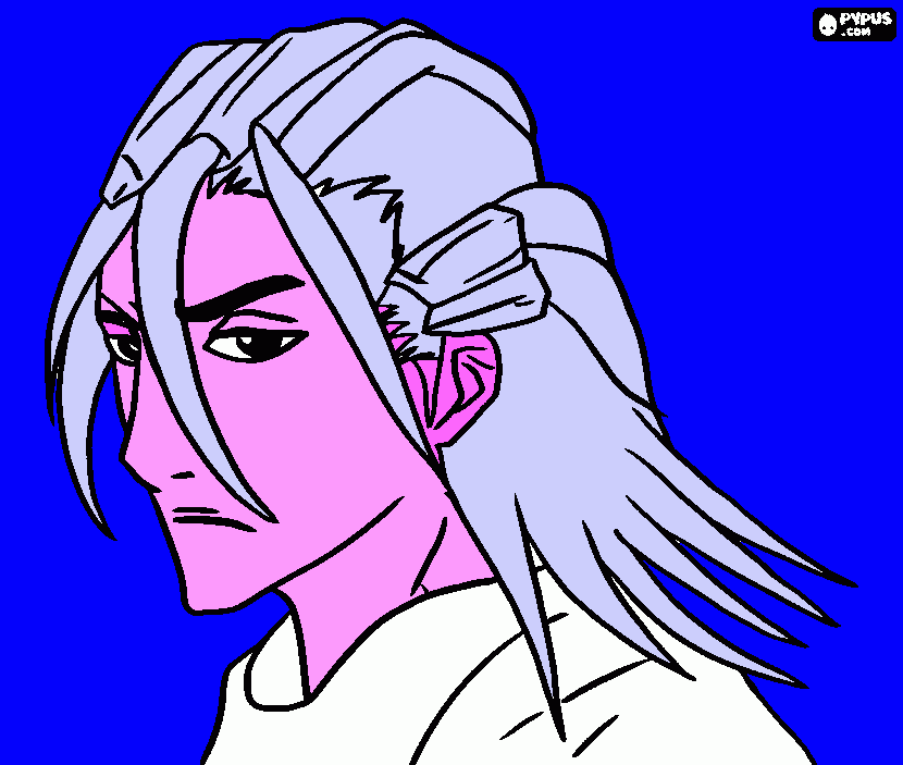 Blache para colorear