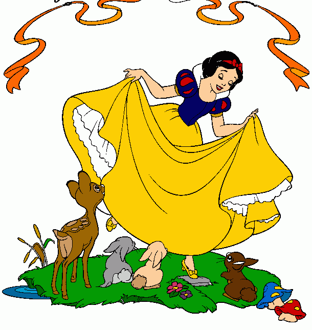 blanca nieves para colorear