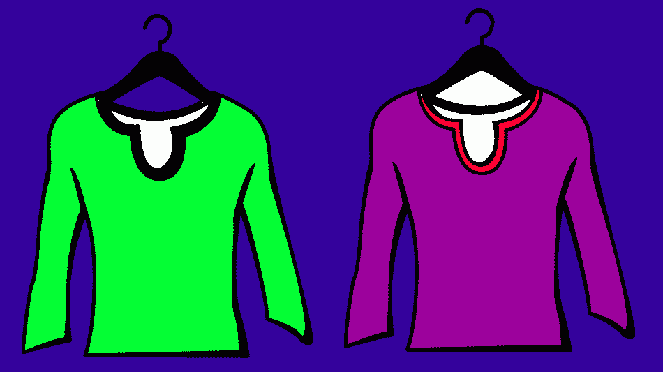 BLUSAS para colorear