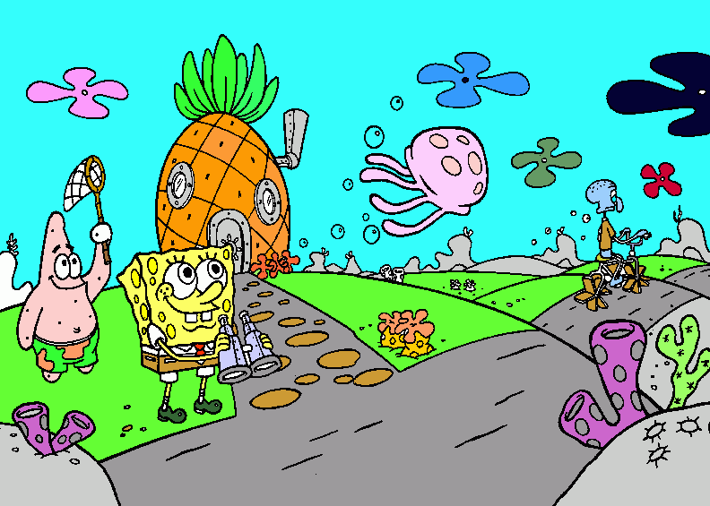 bob sponja para colorear