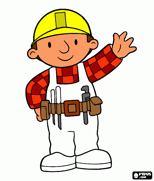 Bob the builder para colorear
