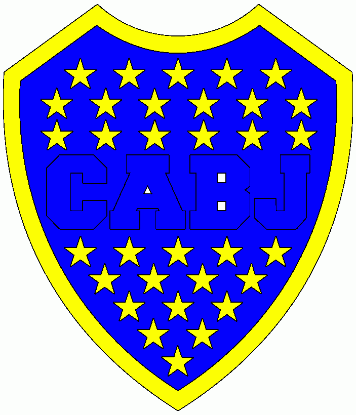 boca campeon para colorear