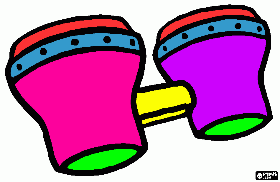 BONGOS para colorear