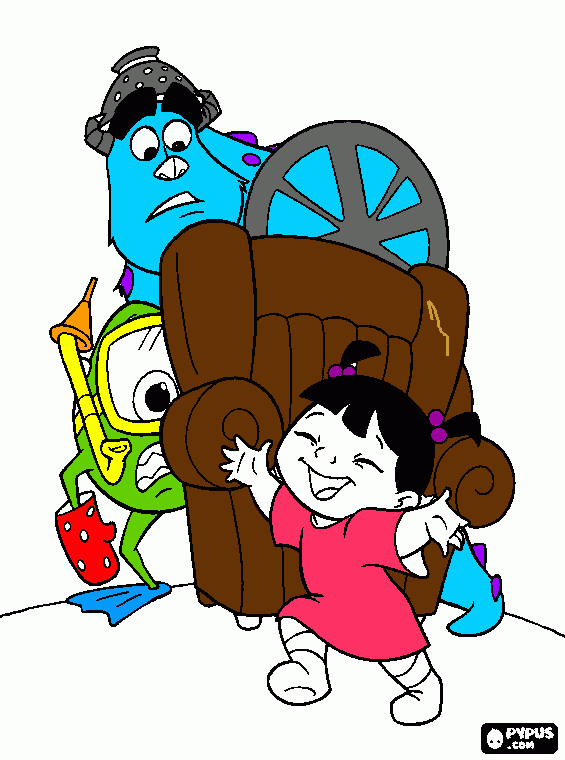 boo,make y solivan para colorear