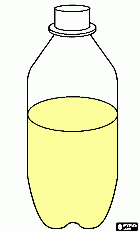 botella de vinagre para colorear