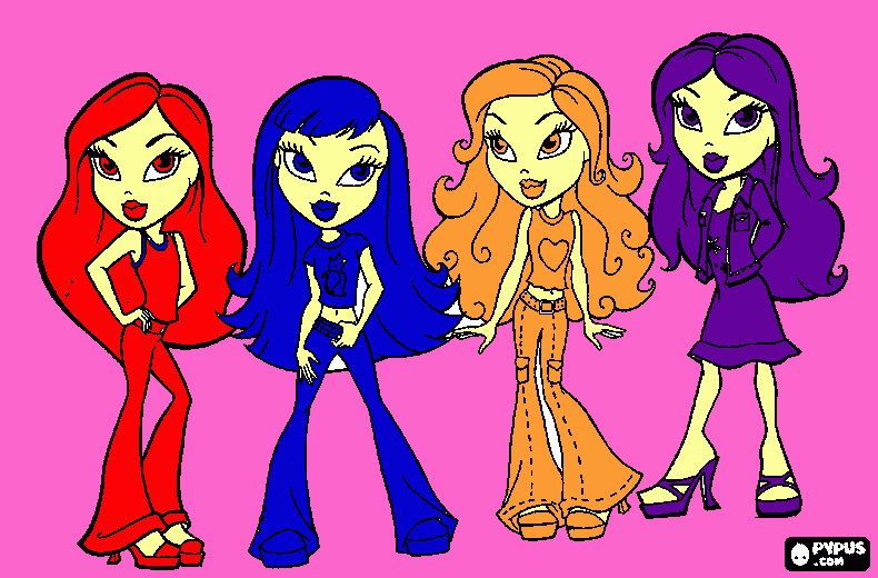 bratznija para colorear