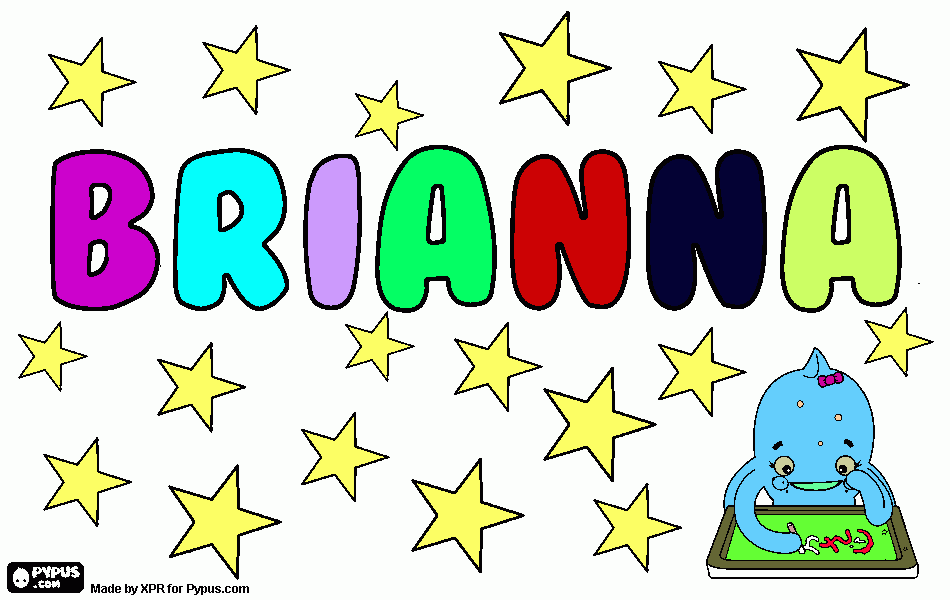 brianna para colorear