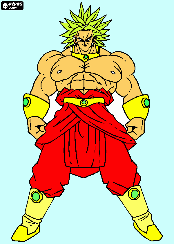 Broli Super sallan 4 para colorear