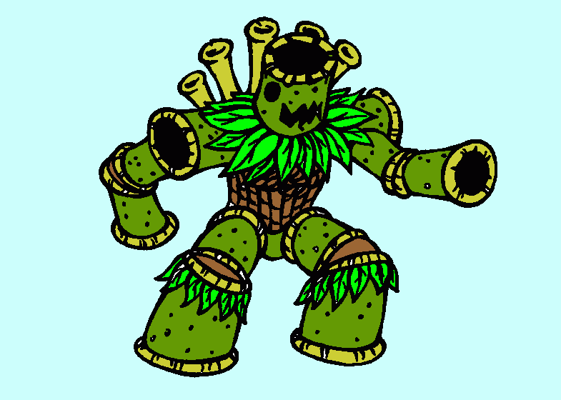 bu bamboo para colorear