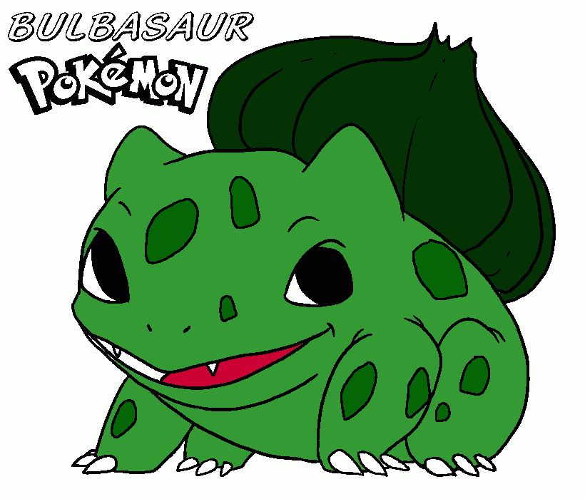 bulbasaur para colorear