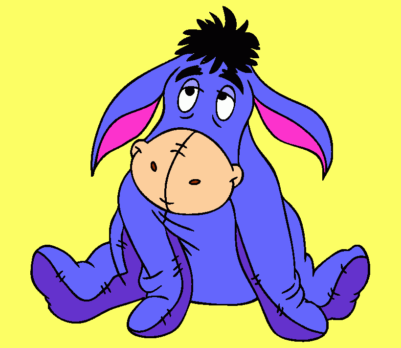 Burro Igor para colorear