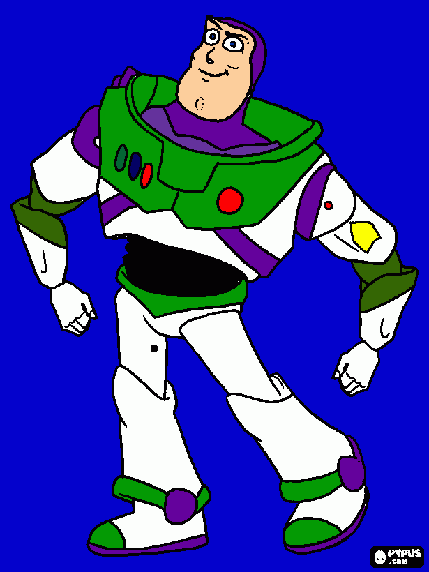 Buzz Layer para colorear