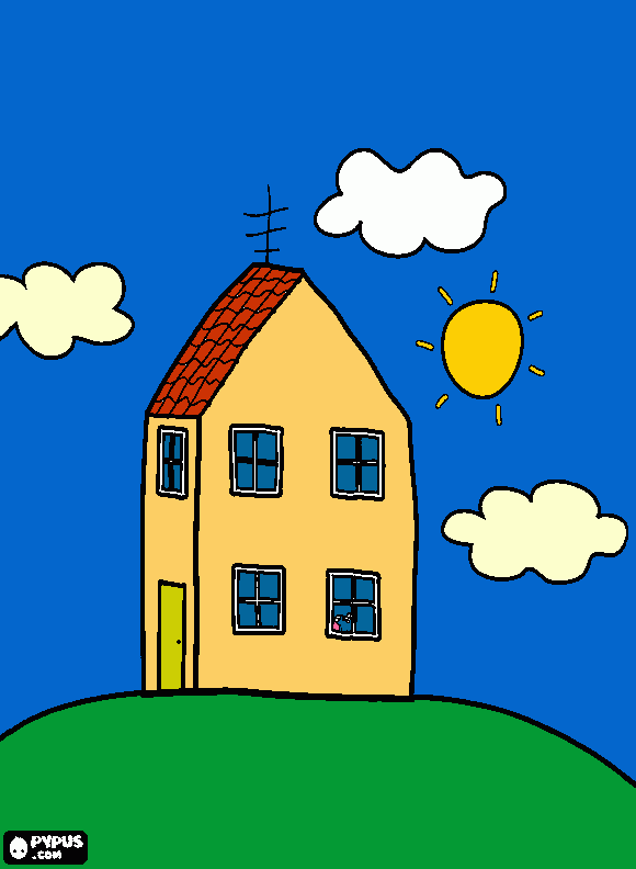 Calsa de George  para colorear