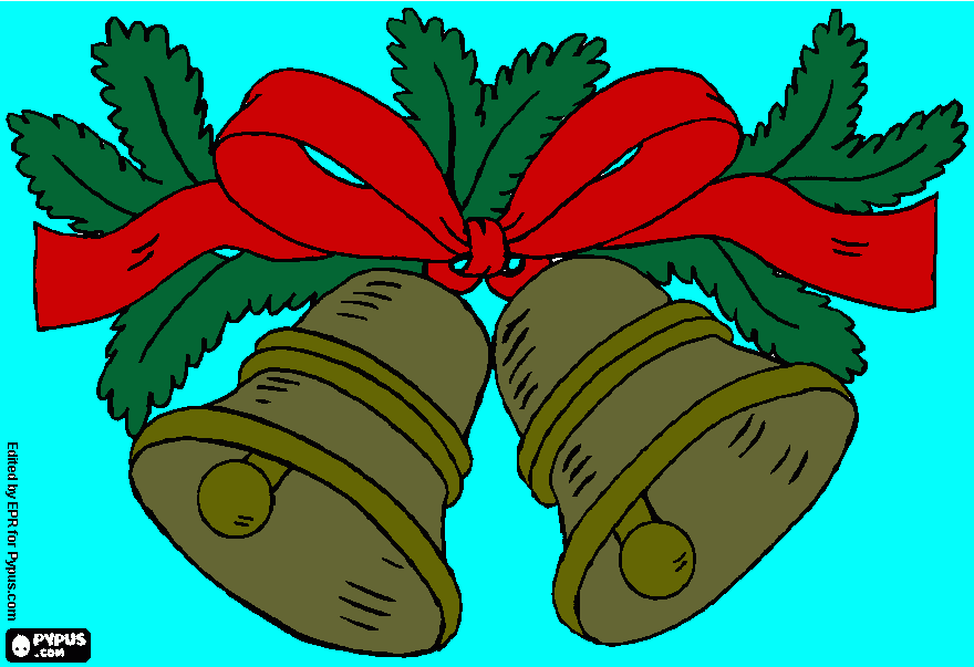 camapanas NAVIDEÑAS para colorear