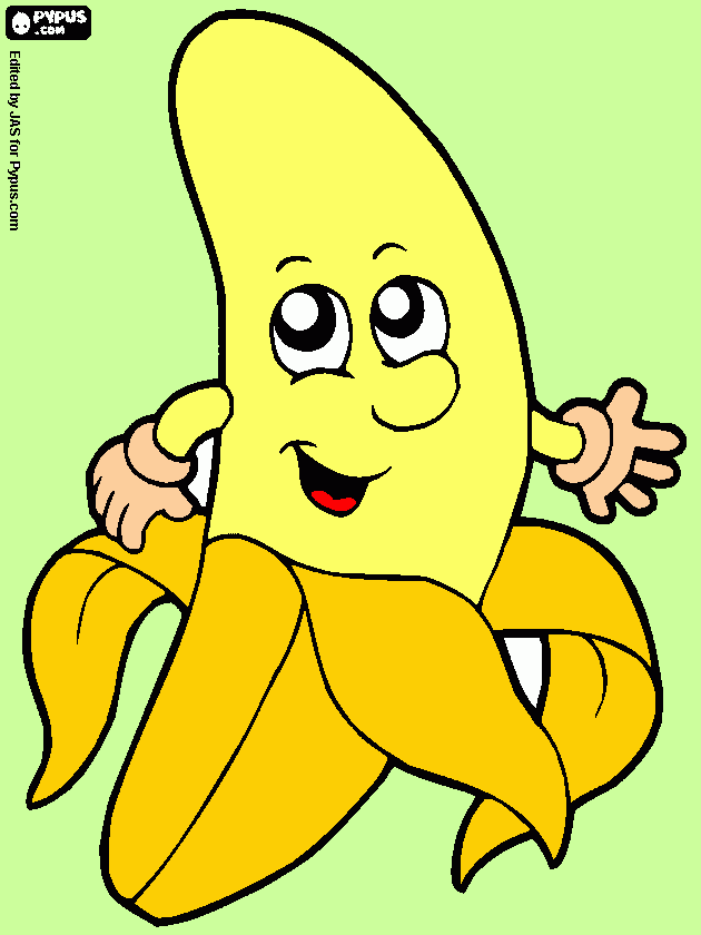cambur muy fe para colorear cambur muy fe para imprimir para imprimir