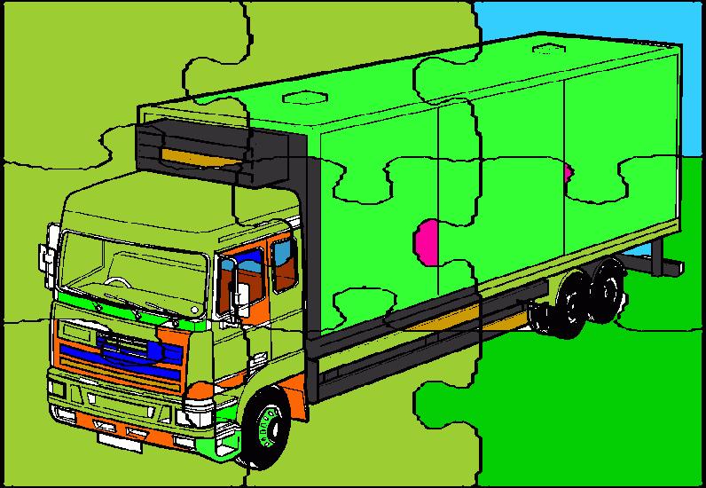 camion mac para colorear