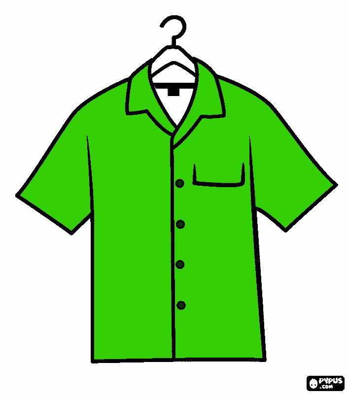 camisa guason para colorear