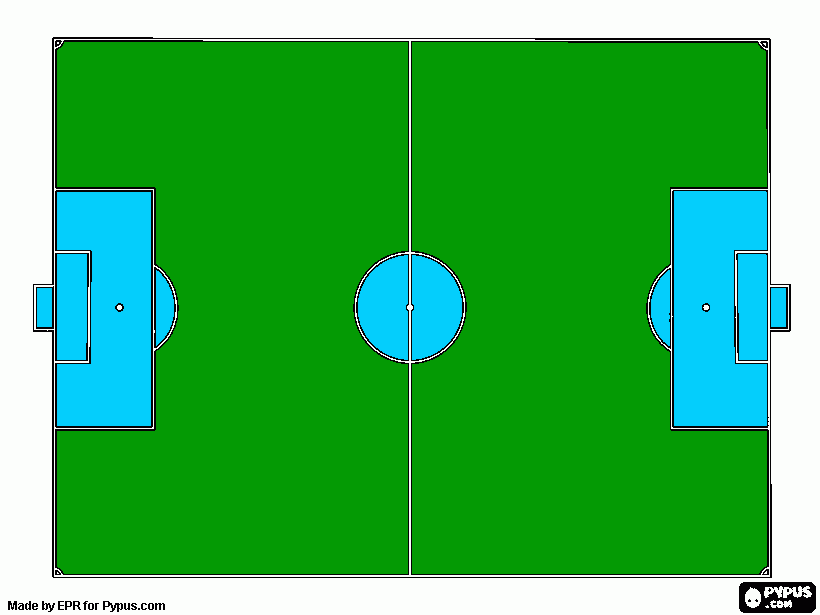 CAMPO DE BALOMPIE para colorear