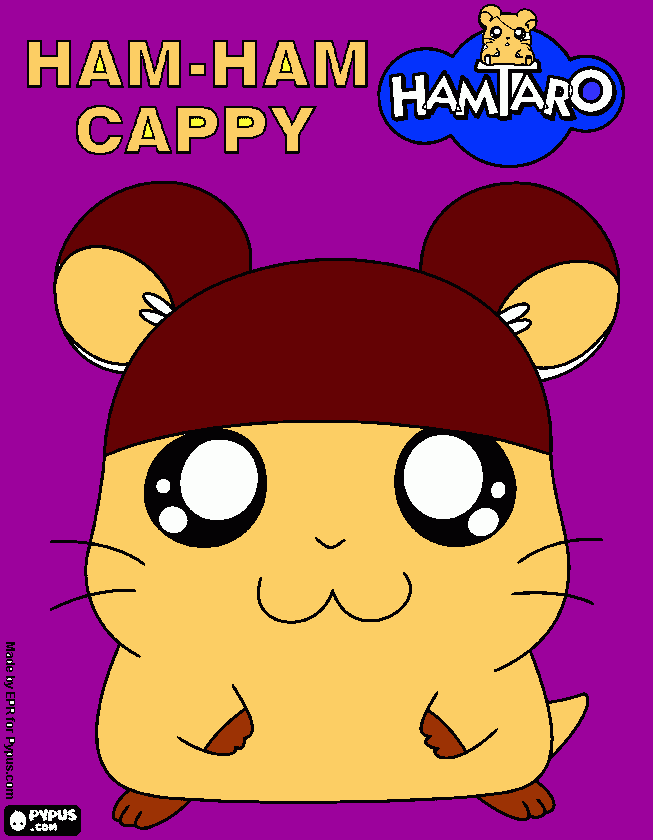 cappy para colorear