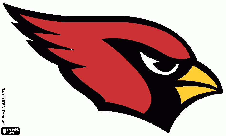 cardenales para colorear